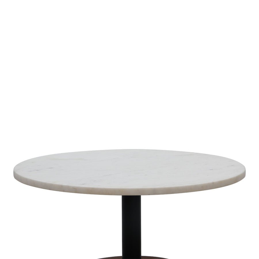 COOK SIDE TABLE / WHITE MARBLE + SUAR - Green Design Gallery