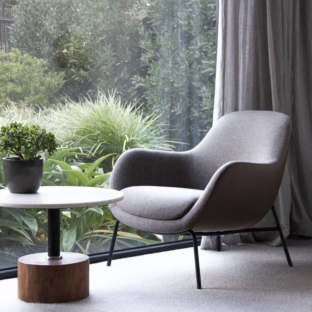 COOK SIDE TABLE / WHITE MARBLE + SUAR - Green Design Gallery