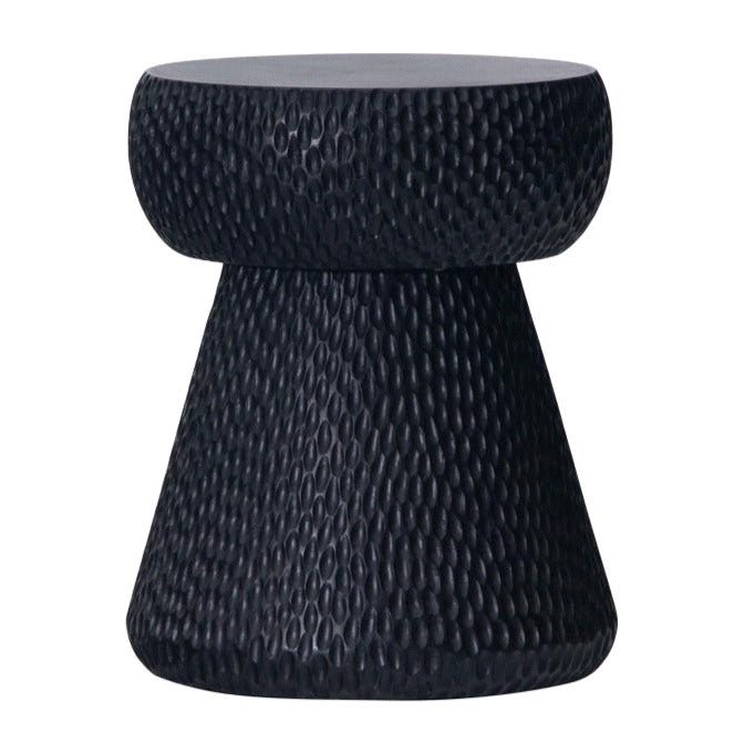CORK STOOL + SIDE TABLE / BLACK - Green Design Gallery