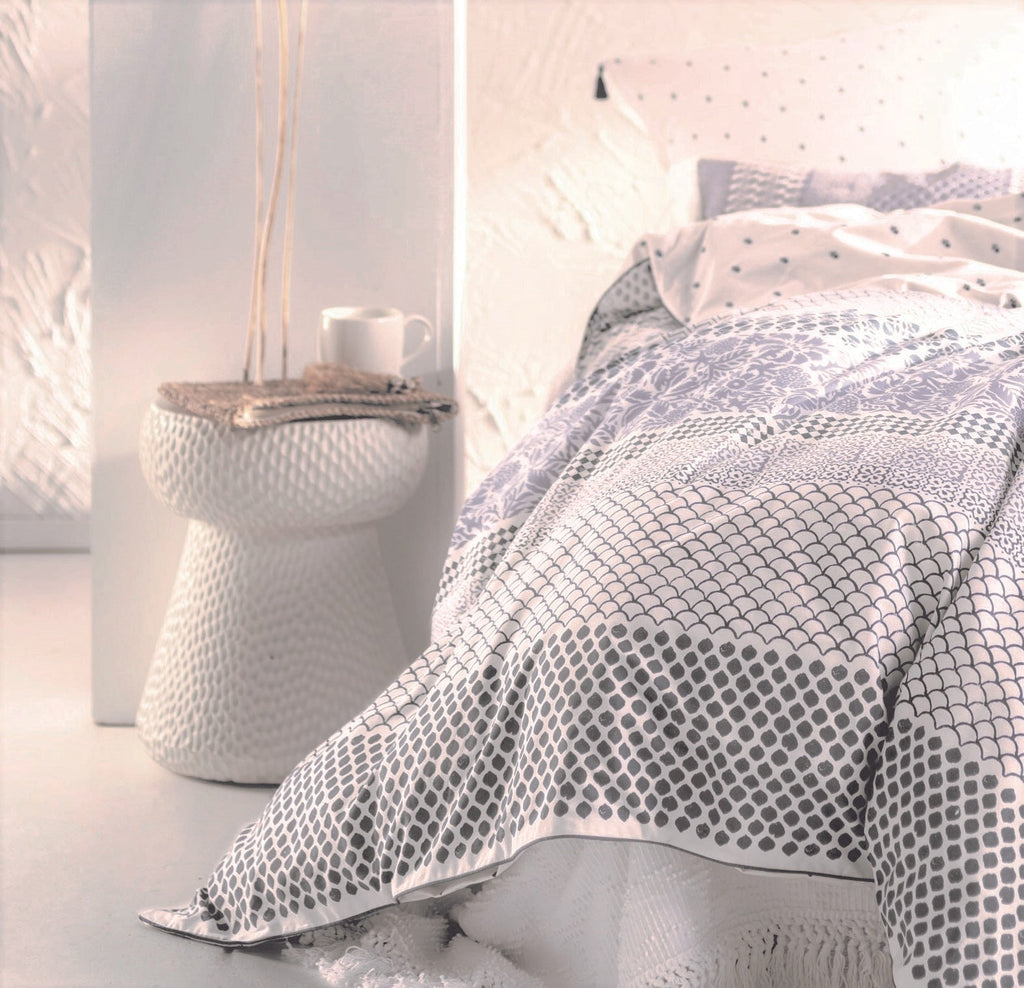 CORK STOOL + SIDE TABLE / WHITE - Green Design Gallery