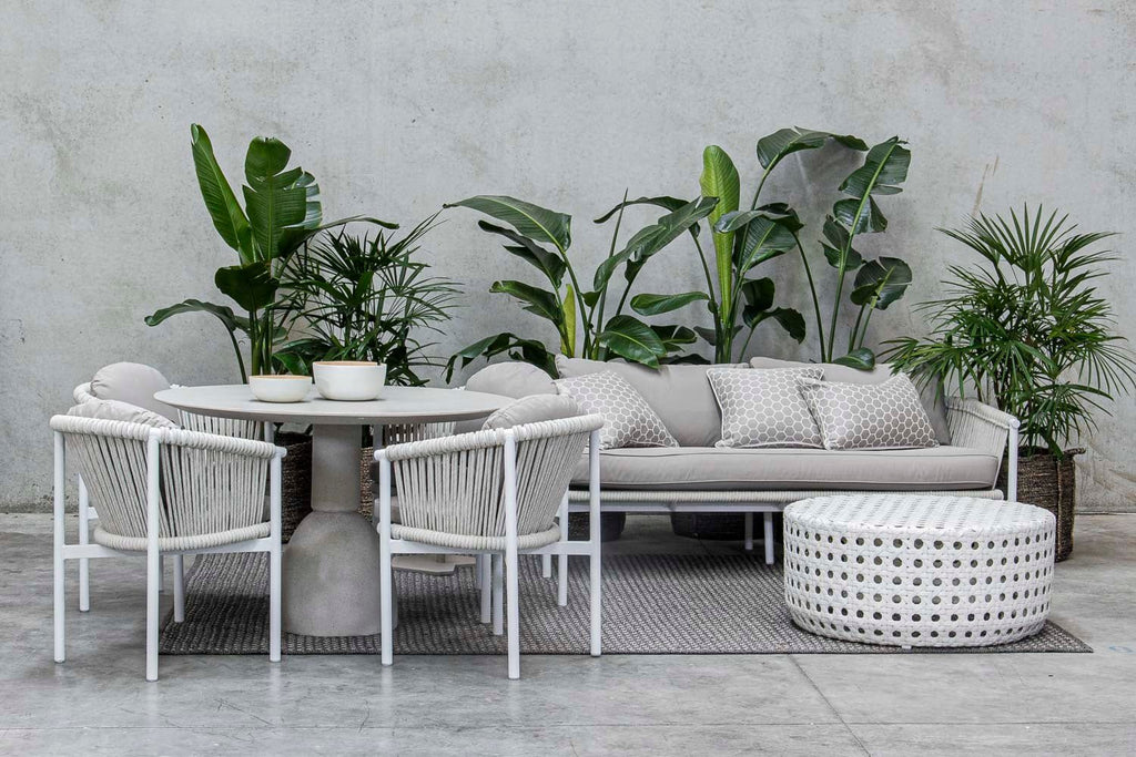 COSTA COFFEE TABLE / WHITEWASH (INDOOR-OUTDOOR) - Green Design Gallery