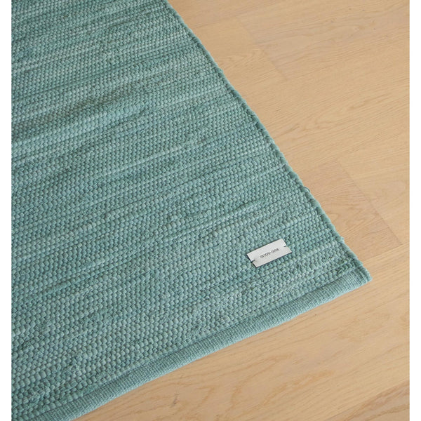 Cotton Remnant Rug | Dusty Jade - Green Design Gallery