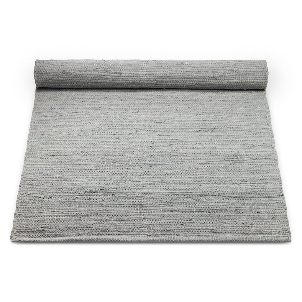 Cotton Remnant Rug | Grey - Green Design Gallery