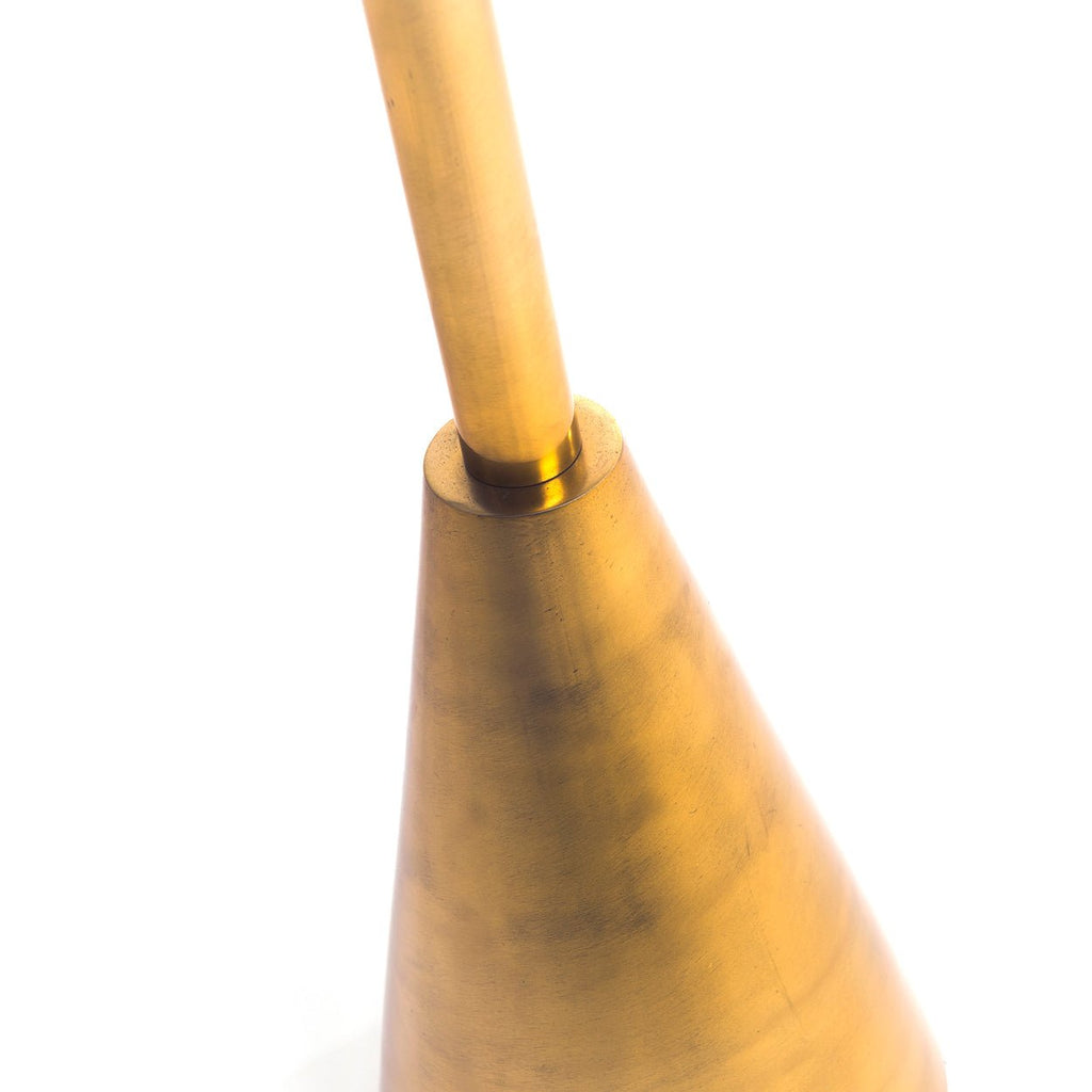 CROCO SIDE TABLE | BRASS - Green Design Gallery