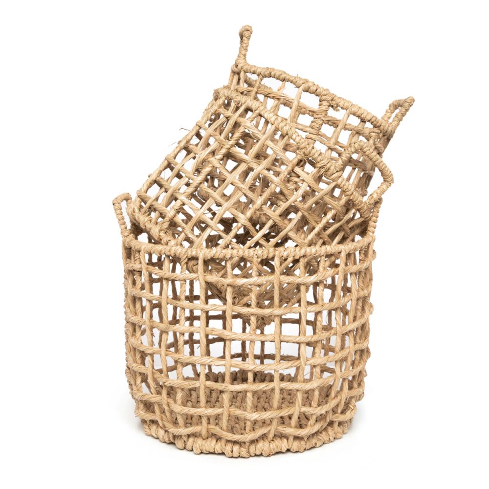CUA DAI BASKETS | NATURAL SEAGRASS | SET OF 3 - Green Design Gallery