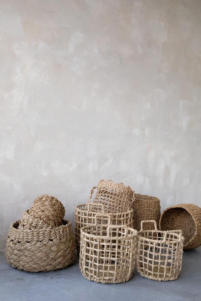 CUA DAI BASKETS | NATURAL SEAGRASS | SET OF 3 - Green Design Gallery