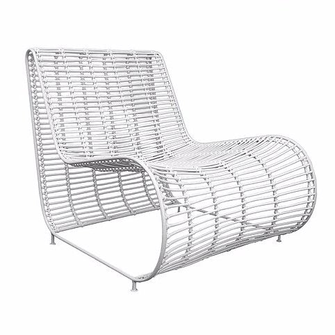 CUBA OCCASIONAL CHAIR | WHITE | INDOOR-OUTDOOR - Green Design Gallery