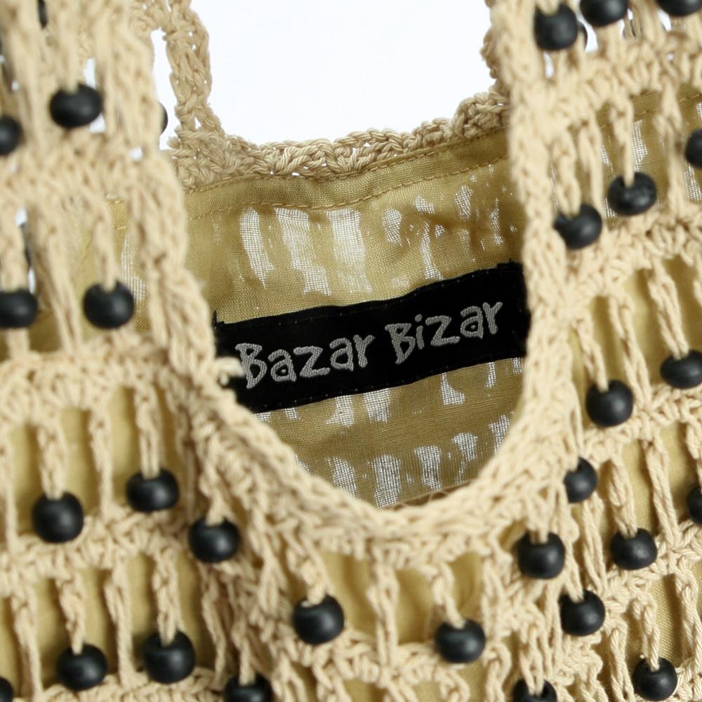 DAY IN DAY OUT SHOULDER BAG | FAIR TRADE | BLACK + CREAM - Green Design Gallery