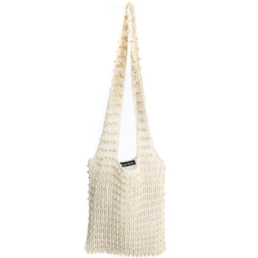 DAY IN DAY OUT SHOULDER BAG | FAIR TRADE | WHITE - Green Design Gallery