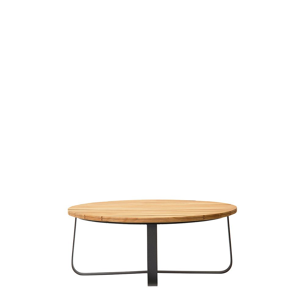 DENA COFFEE TABLE / BLACK-NATURAL (INDOOR-OUTDOOR) - Green Design Gallery