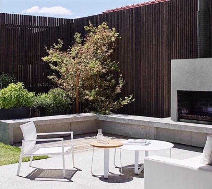 DENA COFFEE TABLE / WHITE (INDOOR-OUTDOOR) - Green Design Gallery