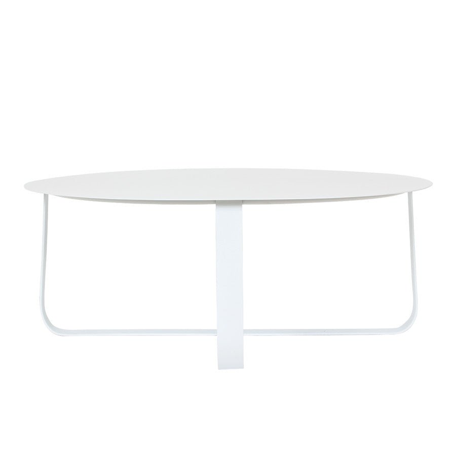 DENA COFFEE TABLE / WHITE (INDOOR-OUTDOOR) - Green Design Gallery