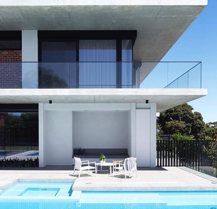 DENA COFFEE TABLE / WHITE (INDOOR-OUTDOOR) - Green Design Gallery