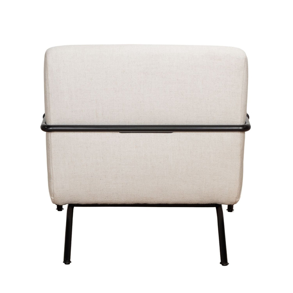 DRAKE LOUNGE CHAIR | LINEN SNOW - Green Design Gallery