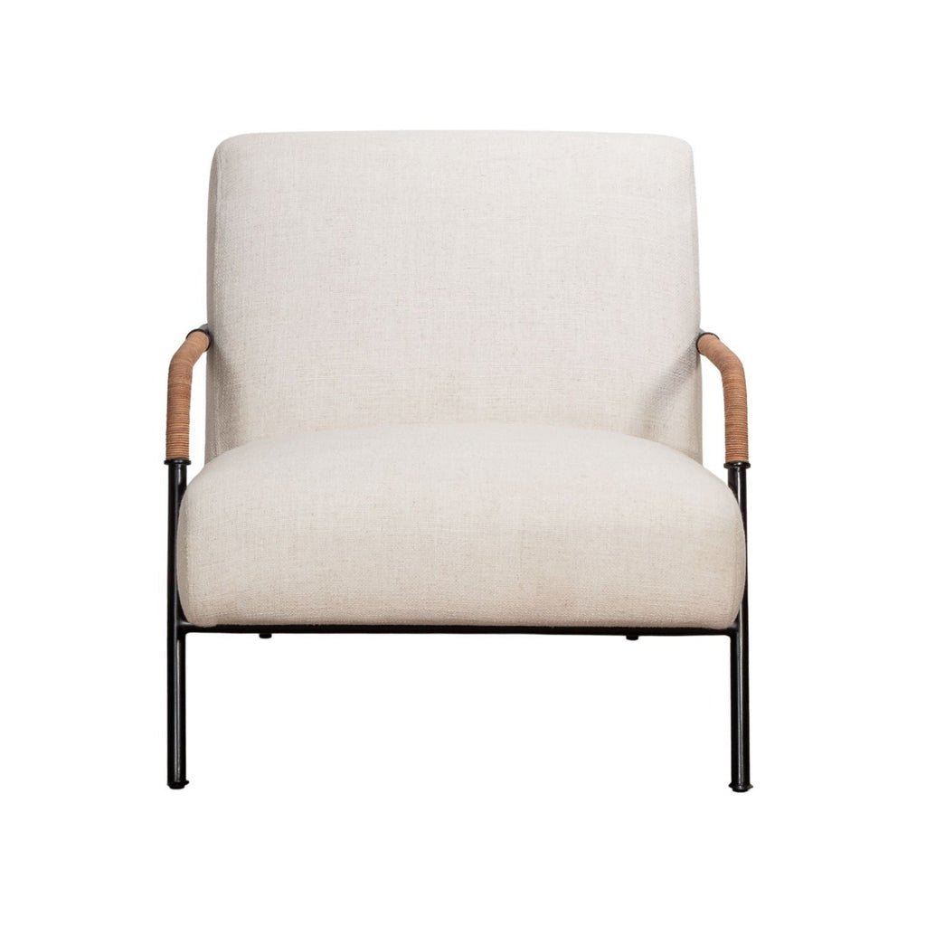 DRAKE LOUNGE CHAIR | LINEN SNOW - Green Design Gallery