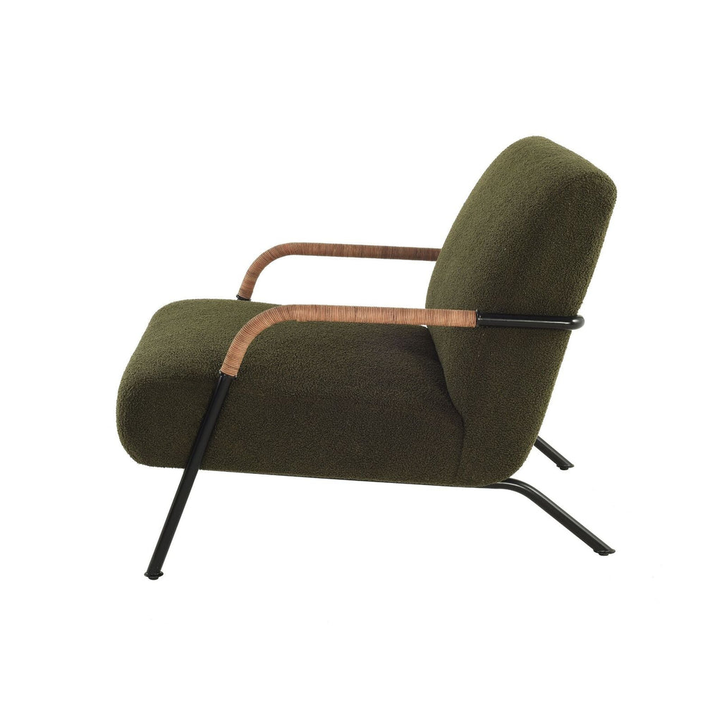 DRAKE LOUNGE CHAIR | OLIVE SHERPA - Green Design Gallery