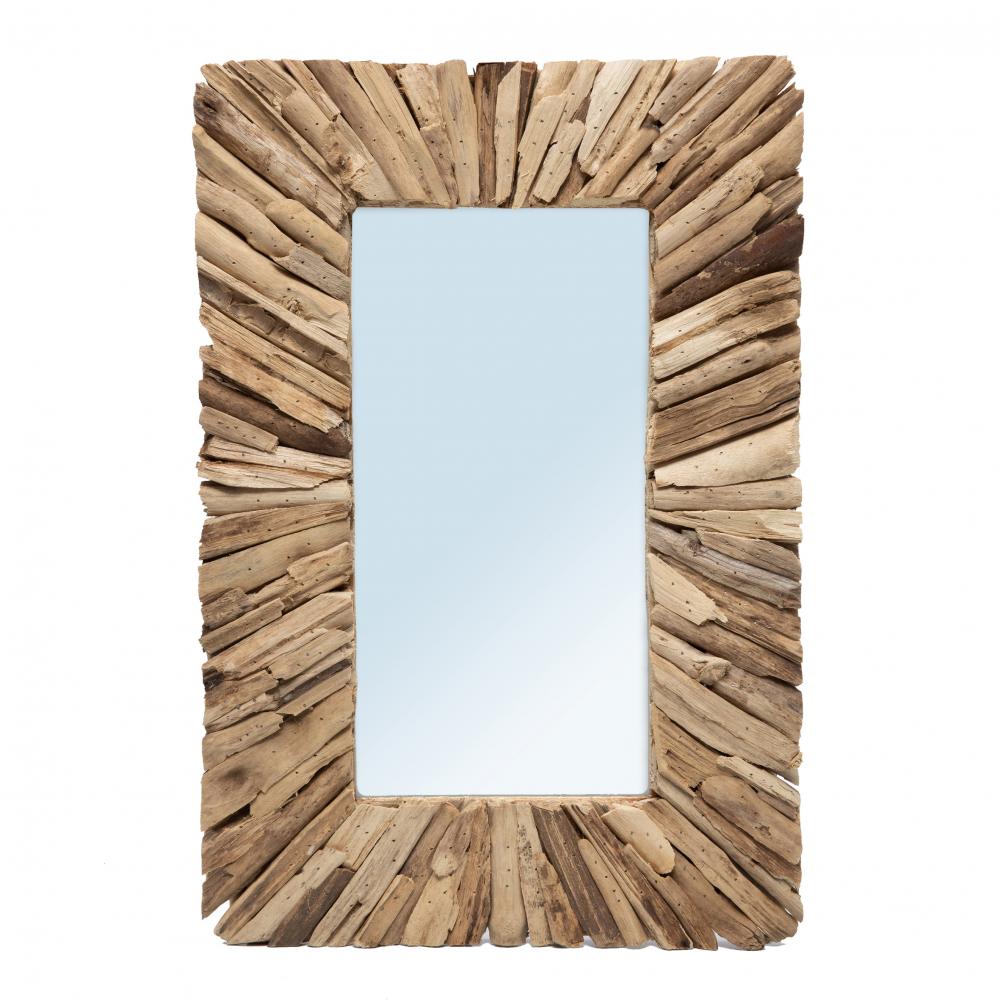 DRIFTWOOD RECTANGULAR MIRROR | NATURAL - Green Design Gallery