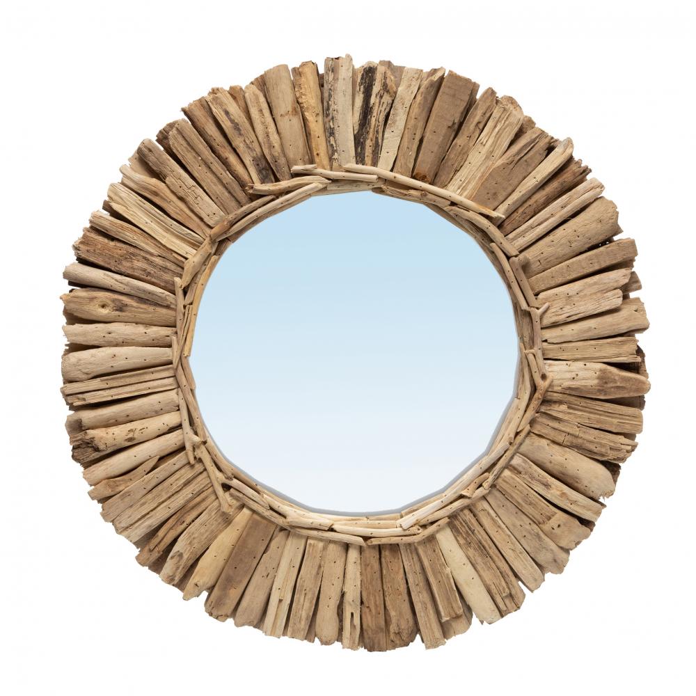 DRIFTWOOD ROUND MIRROR | NATURAL - Green Design Gallery