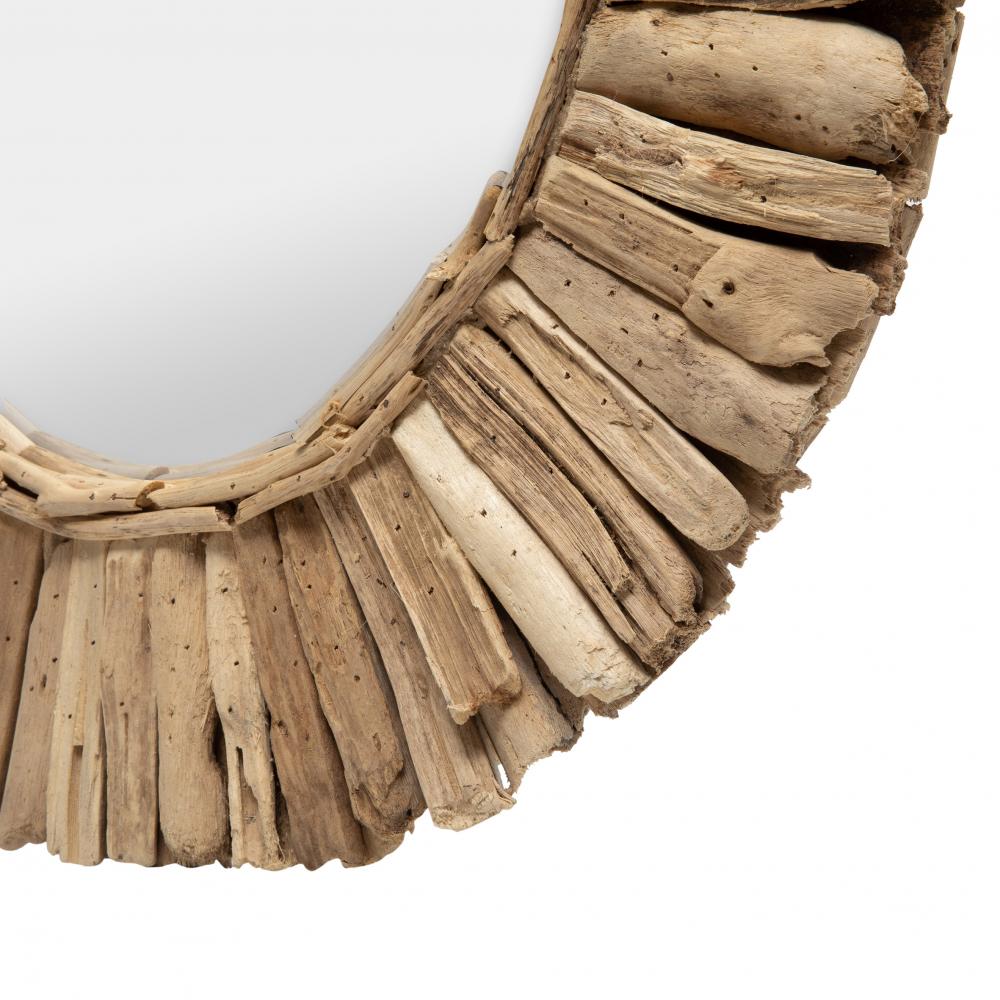 DRIFTWOOD ROUND MIRROR | NATURAL - Green Design Gallery