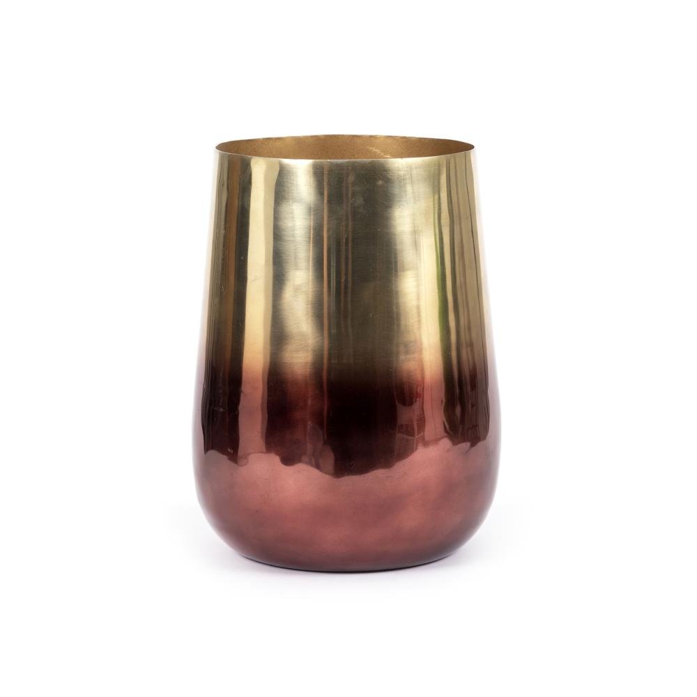 DUO TONE PLANTER | BRASS | 2 SIZES - Green Design Gallery