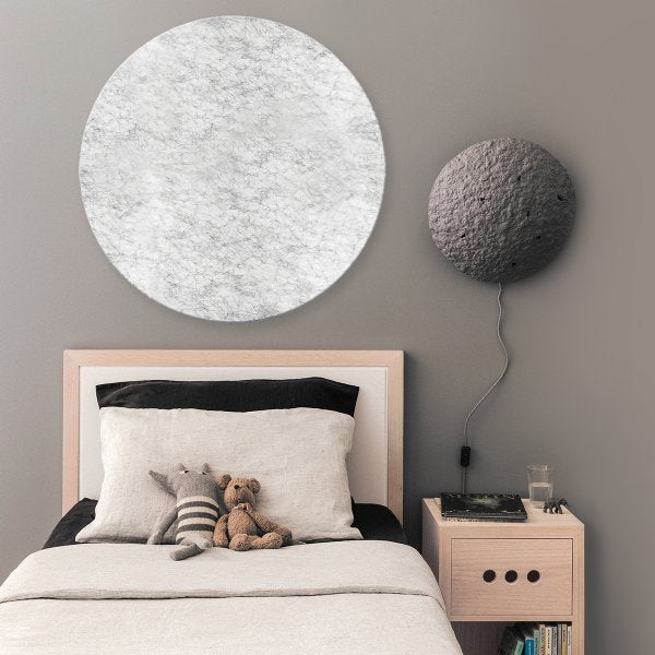 ECLIPSE SCONCE LAMP / RECYCLED PAPER / GREY - Green Design Gallery