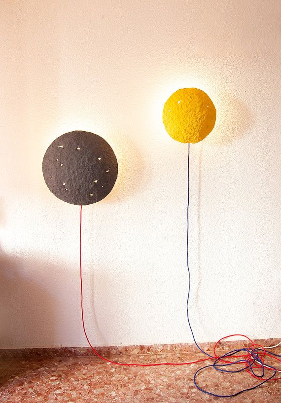 ECLIPSE SCONCE LAMP / RECYCLED PAPER / GREY - Green Design Gallery