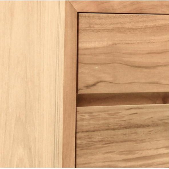 EGEAN (BED)SIDE TABLE | NATURAL TEAK - Green Design Gallery