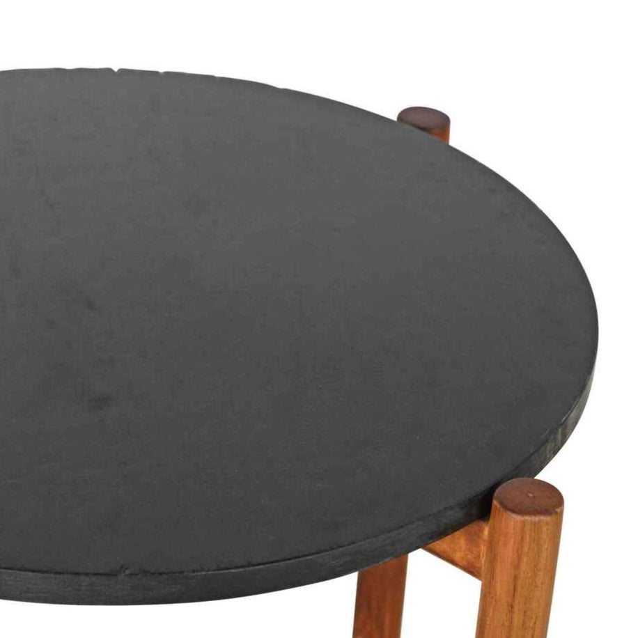 EMILY SIDE TABLE | MARBLE TOP - Green Design Gallery