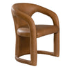 FIKILE DINING CHAIR | CERA COGNAC LEATHER - Green Design Gallery
