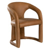 FIKILE DINING CHAIR | CERA COGNAC LEATHER - Green Design Gallery
