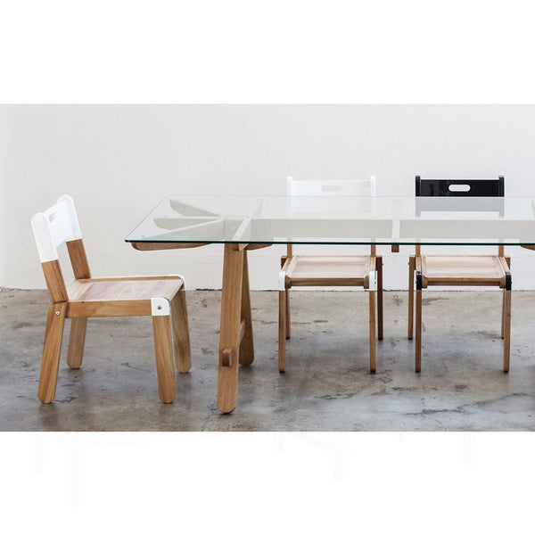 FLATSTACK DINING CHAIR / MAHOGANY - Green Design Gallery