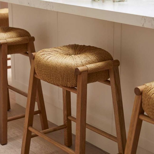 FLOAT HOLE BARCHAIR | NATURAL | 2 HEIGHTS - Green Design Gallery