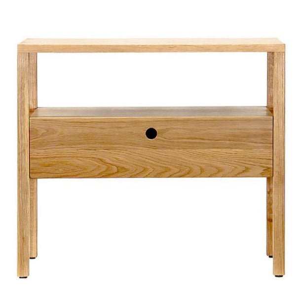 FLYNN (BED)SIDE TABLE | NATURAL OAK - Green Design Gallery