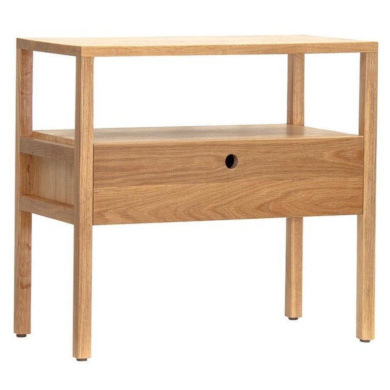 FLYNN (BED)SIDE TABLE | NATURAL OAK - Green Design Gallery