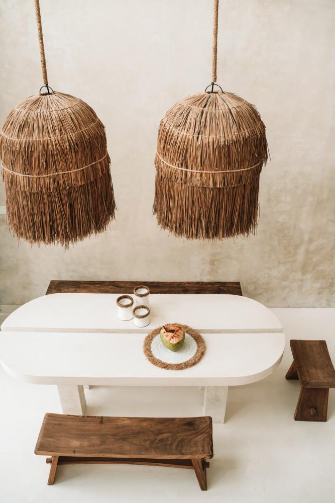 FROUFROU PENDANT SHADE | NATURAL | XL - Green Design Gallery