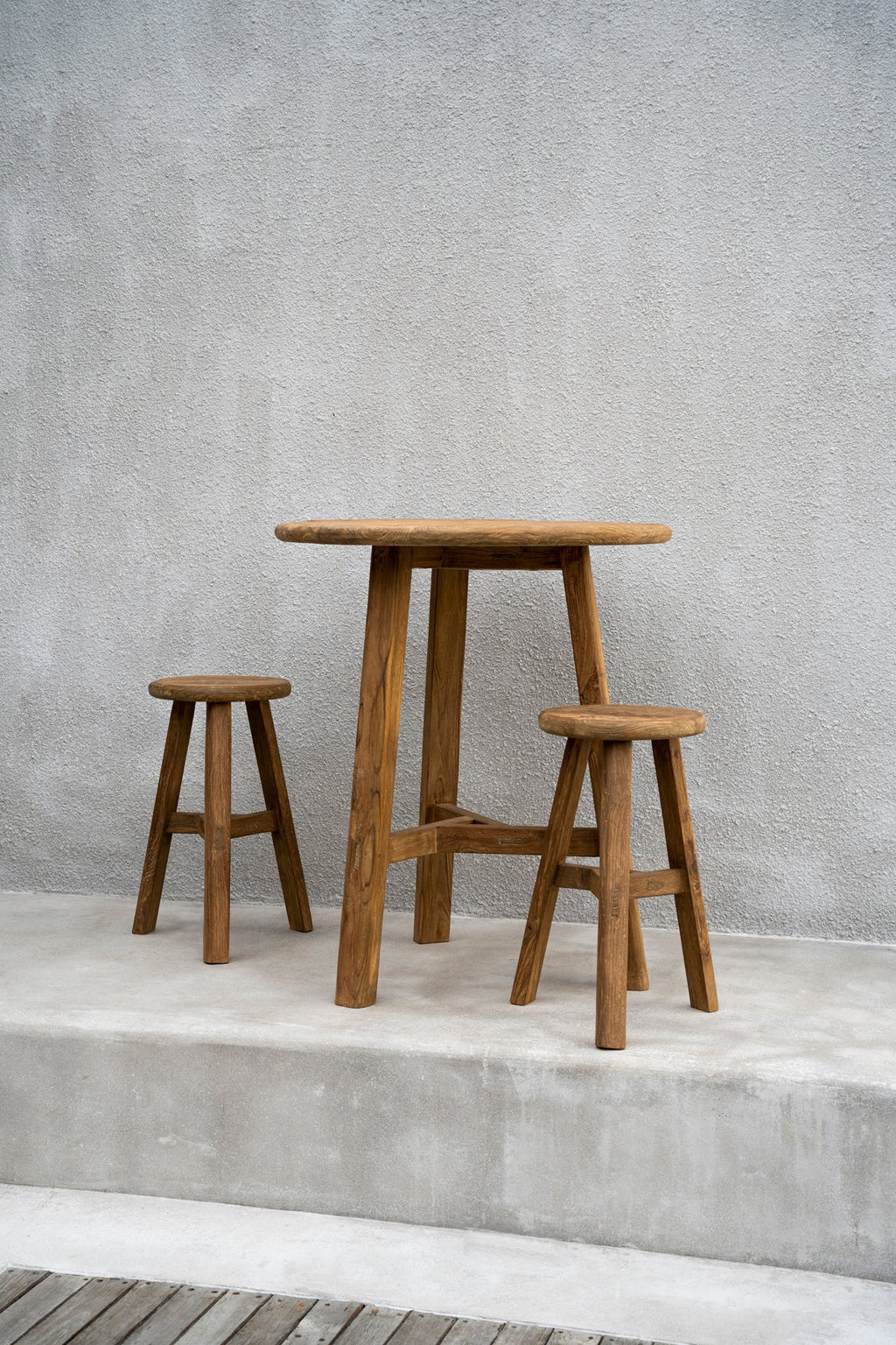 FUSUMA BAR STOOL | RECLAIMED TEAK | IN-OUTDOORS - Green Design Gallery