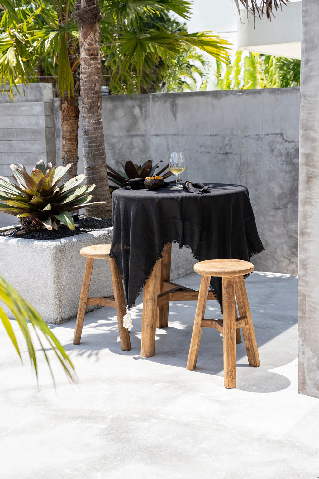 FUSUMA BAR STOOL | RECLAIMED TEAK | IN-OUTDOORS - Green Design Gallery