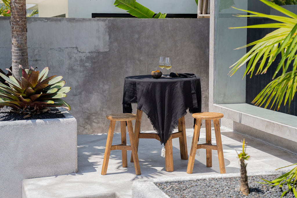 FUSUMA BAR STOOL | RECLAIMED TEAK | IN-OUTDOORS - Green Design Gallery