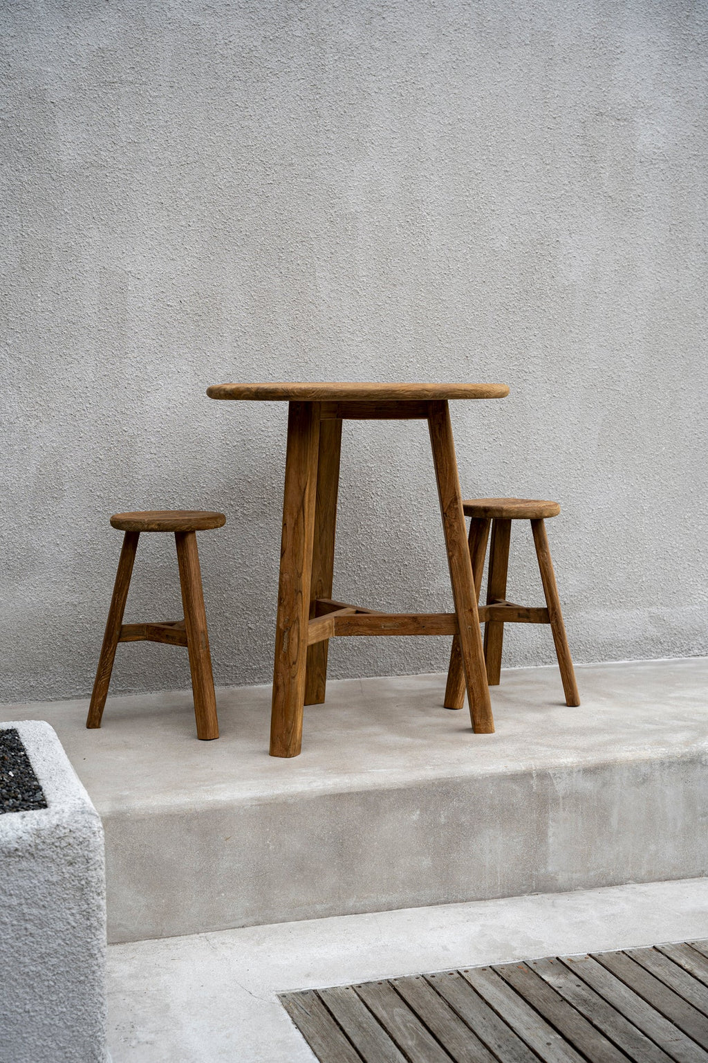 FUSUMA BAR STOOL | RECLAIMED TEAK | IN-OUTDOORS - Green Design Gallery