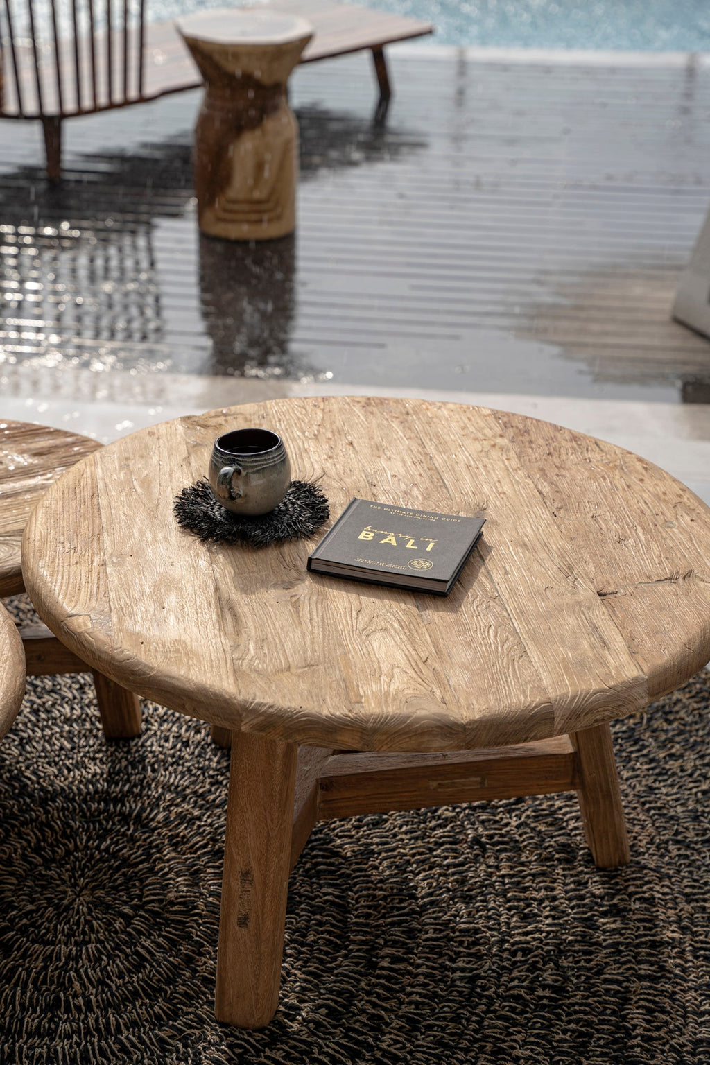FUSUMA COFFEE TABLE | RECLAIMED TEAK | IN-OUTDOORS | 3 SIZES - Green Design Gallery