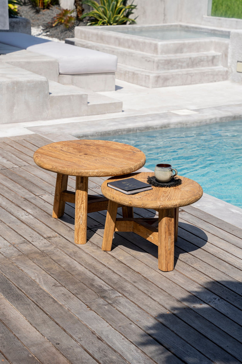FUSUMA COFFEE TABLE | RECLAIMED TEAK | IN-OUTDOORS | 3 SIZES - Green Design Gallery