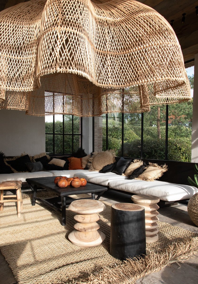 GALAPAGOS SIDE TABLE + STOOL | NATURAL - Green Design Gallery