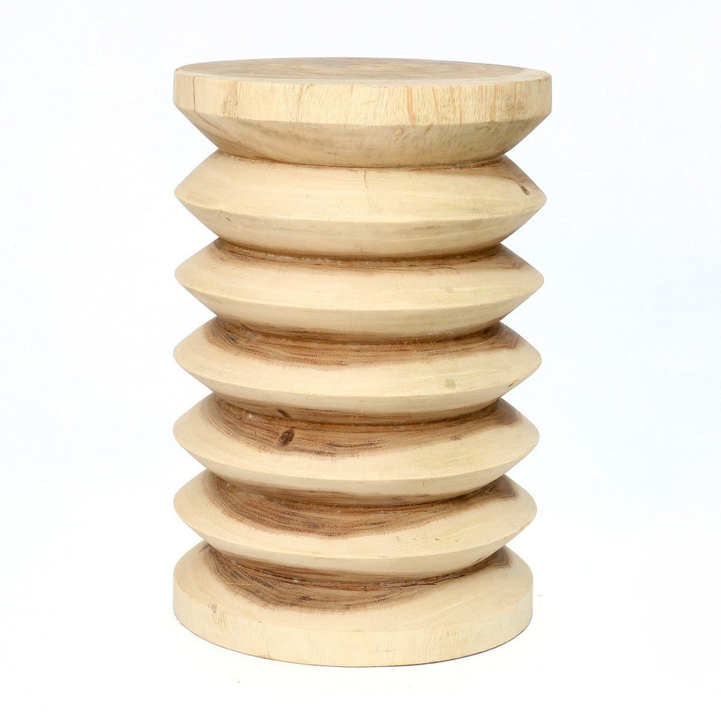 GALAPAGOS SIDE TABLE + STOOL | NATURAL - Green Design Gallery