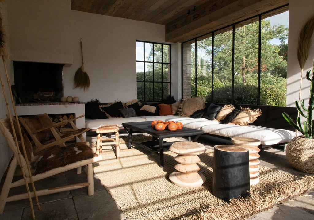 GALAPAGOS SIDE TABLE + STOOL | NATURAL - Green Design Gallery