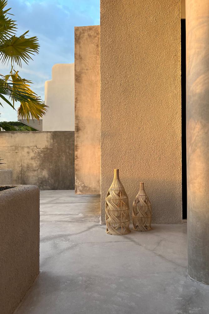 GARAFFA PENDANT + FLOOR LAMP SHADE | NATURAL | 2 SIZES - Green Design Gallery