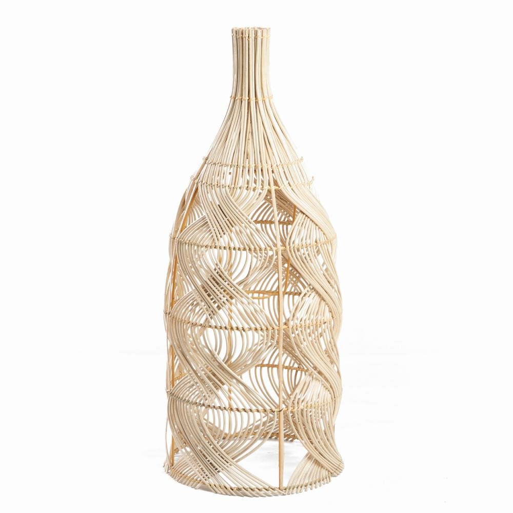 GARAFFA PENDANT + FLOOR LAMP SHADE | NATURAL | 2 SIZES - Green Design Gallery