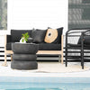 GHANA SIDE TABLE + STOOL | BLACK - Green Design Gallery