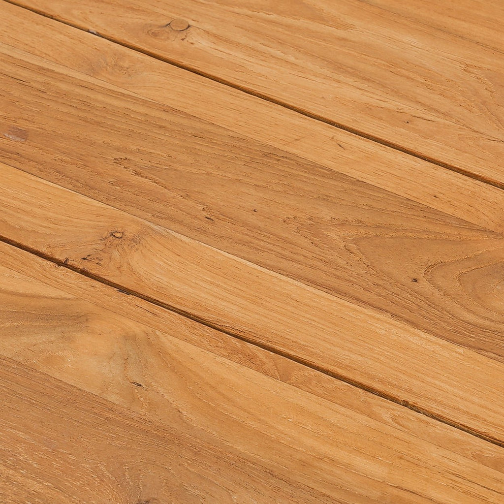 GILIMANUK SIDE TABLE + STOOL | NATURAL TEAK | IN-OUTDOORS - Green Design Gallery