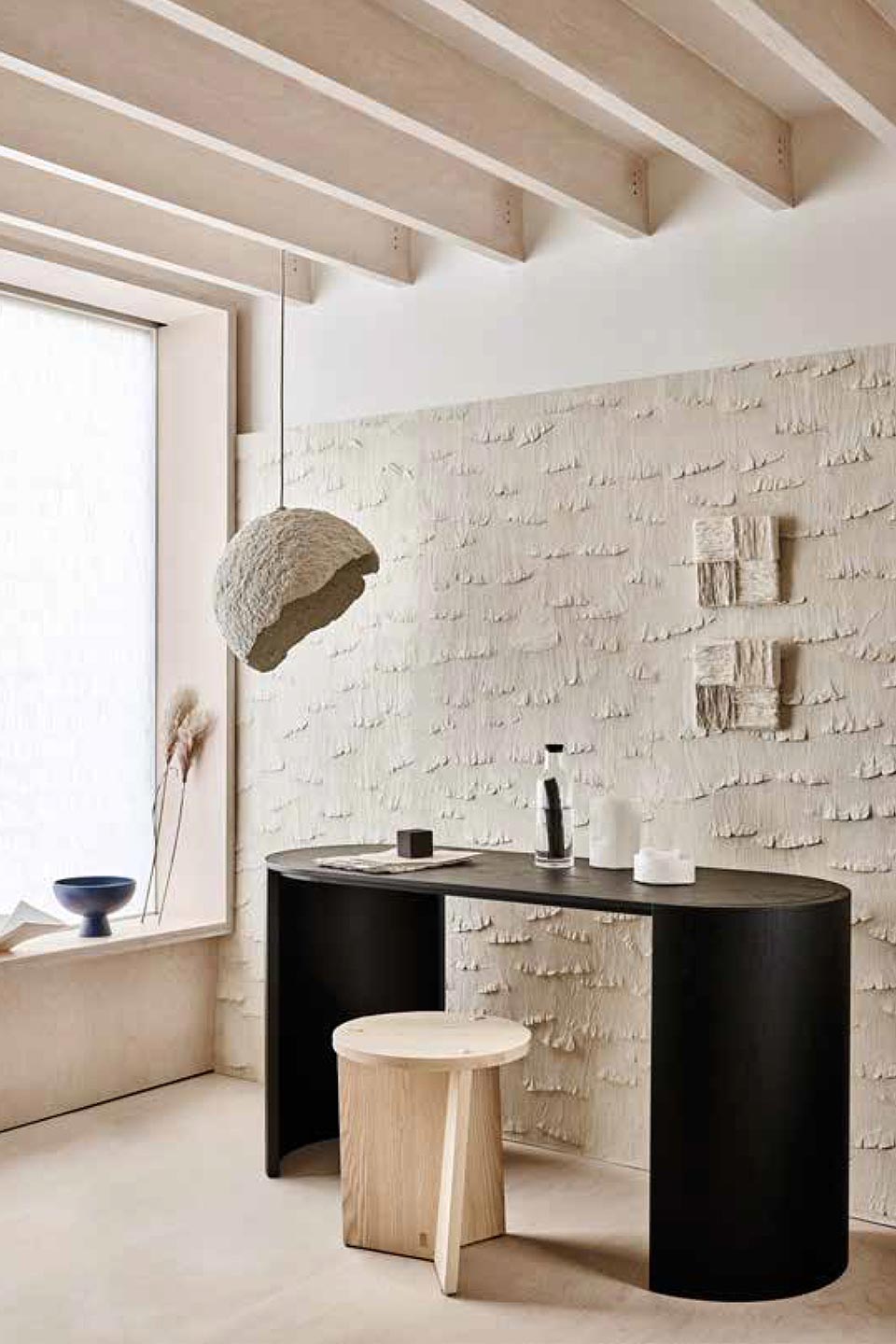 GLOBE PENDANT LAMP | PAPIER MACHÉ | 7 COLORS - Green Design Gallery