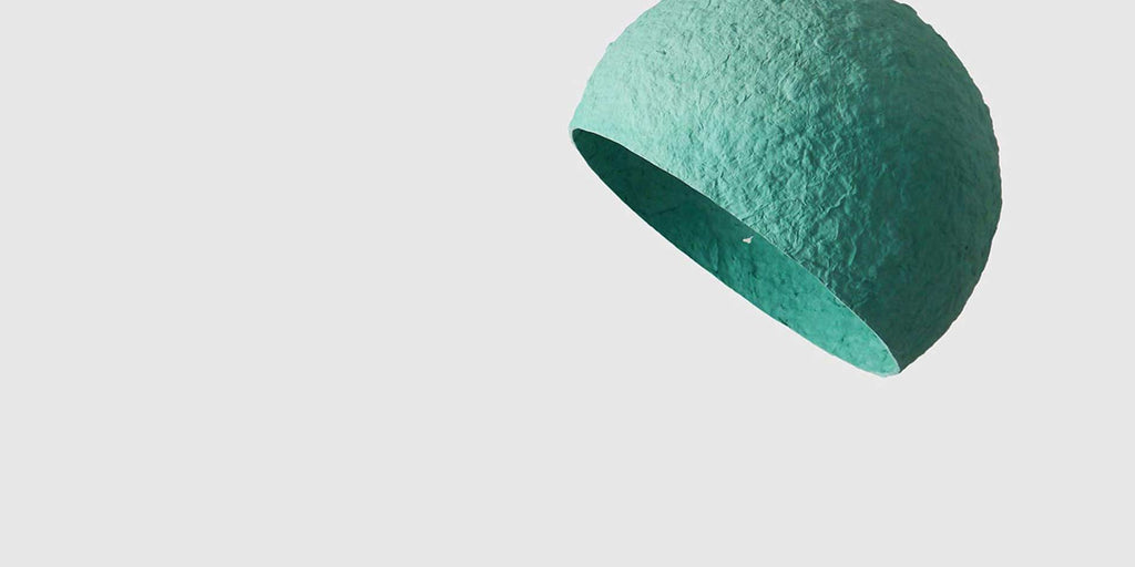 GLOBE PENDANT LAMP | PAPIER MACHÉ | 7 COLORS - Green Design Gallery